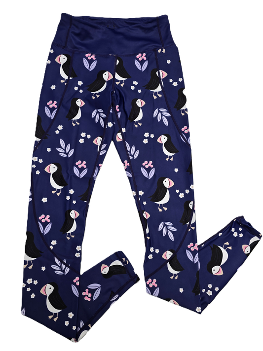 Navy Puffin Women’s Activewear Leggings