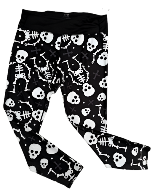 Skeleton Women's Active Leggings