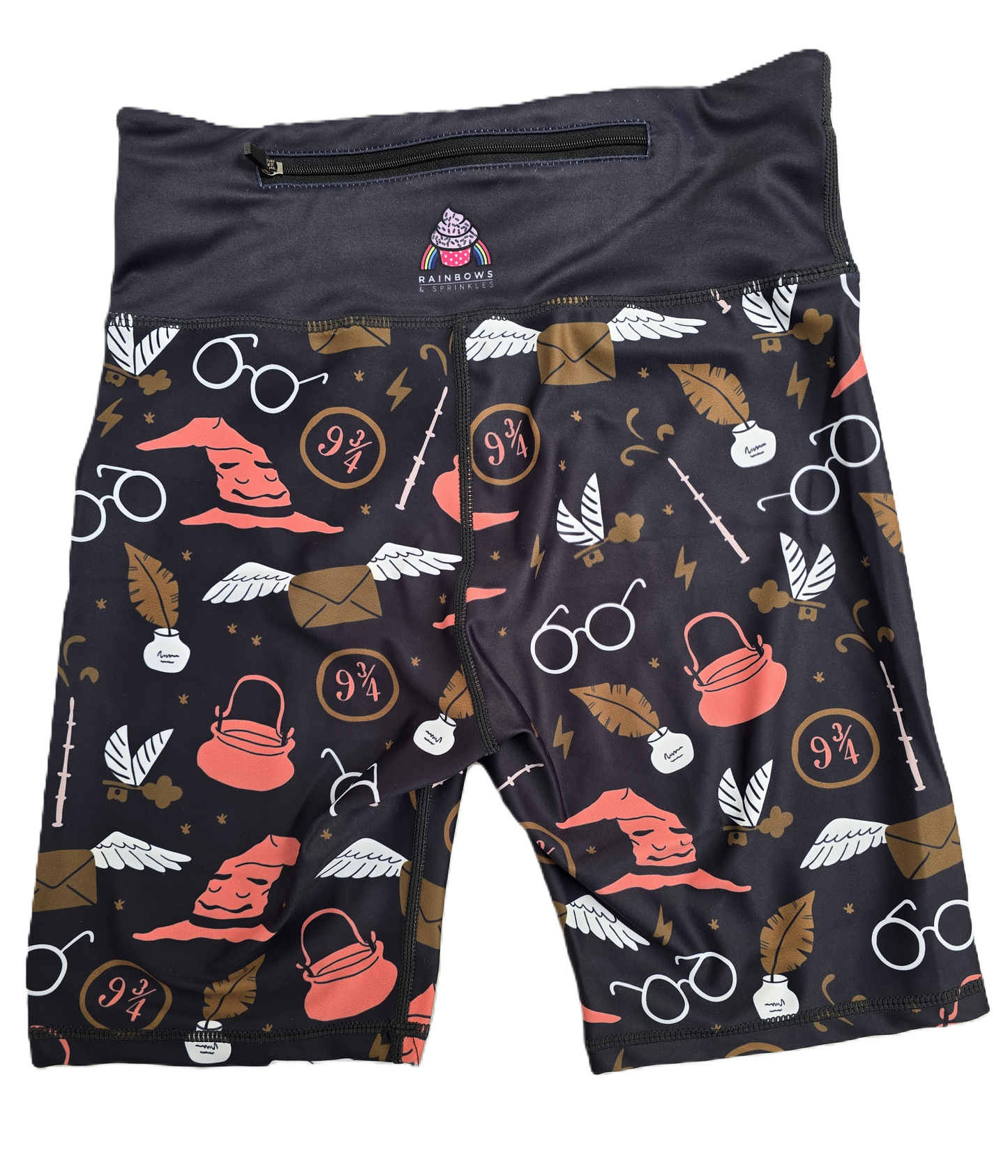 Last Chance - Wizard Women's Active Shorts - Size 6-8 - Waistband Pocket