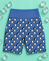 Penguin Party Women's Active Shorts