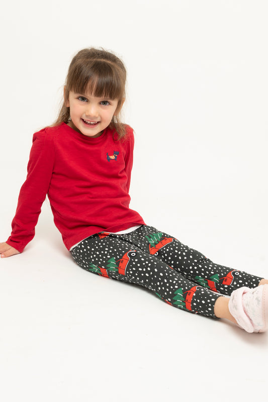 Christmas Cars Children's Cotton Jersey Leggings