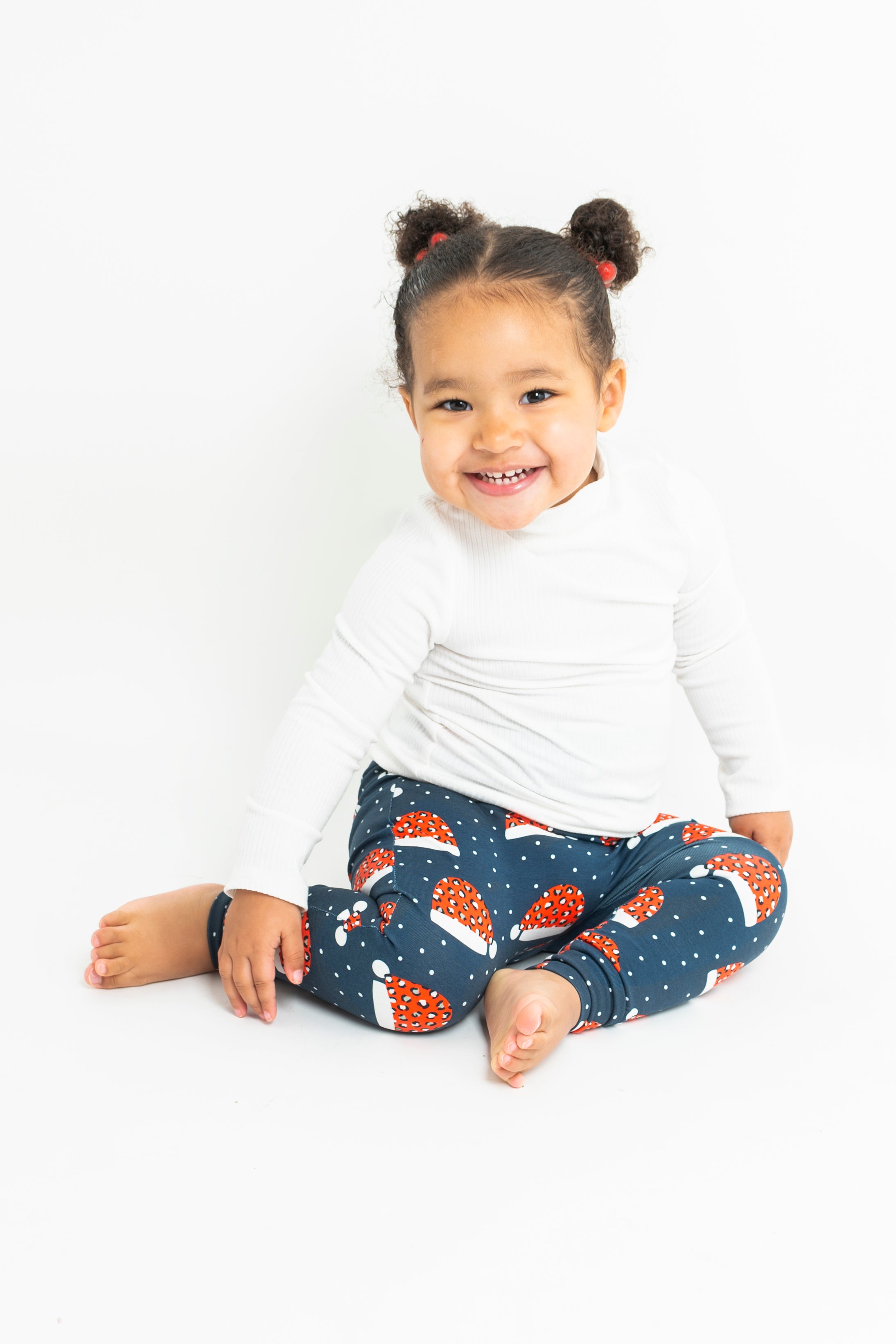 Christmas Hat Children's Cotton Jersey Leggings