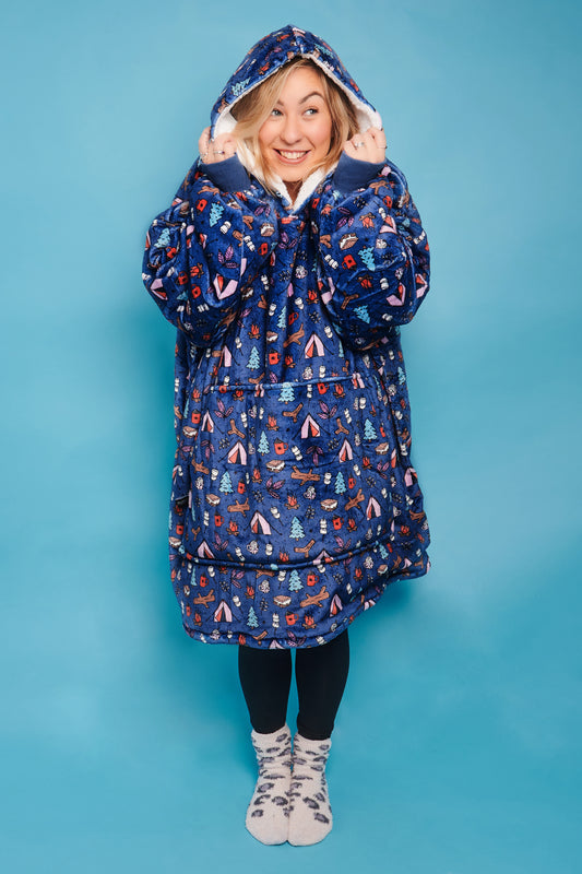 Camping Huggable Adult Huggable Hoodie