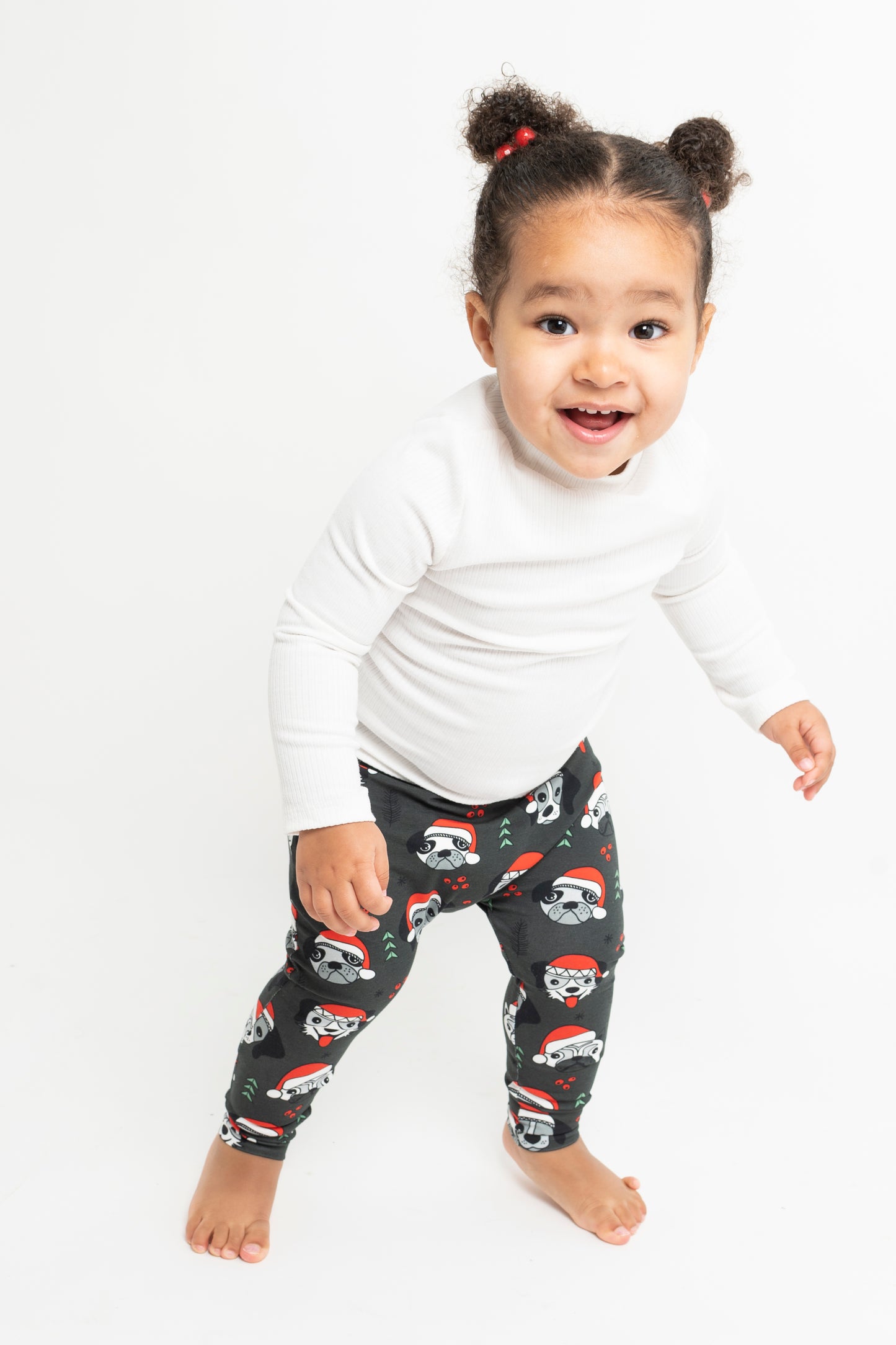 Xmas Dogs Children's Cotton Jersey Leggings