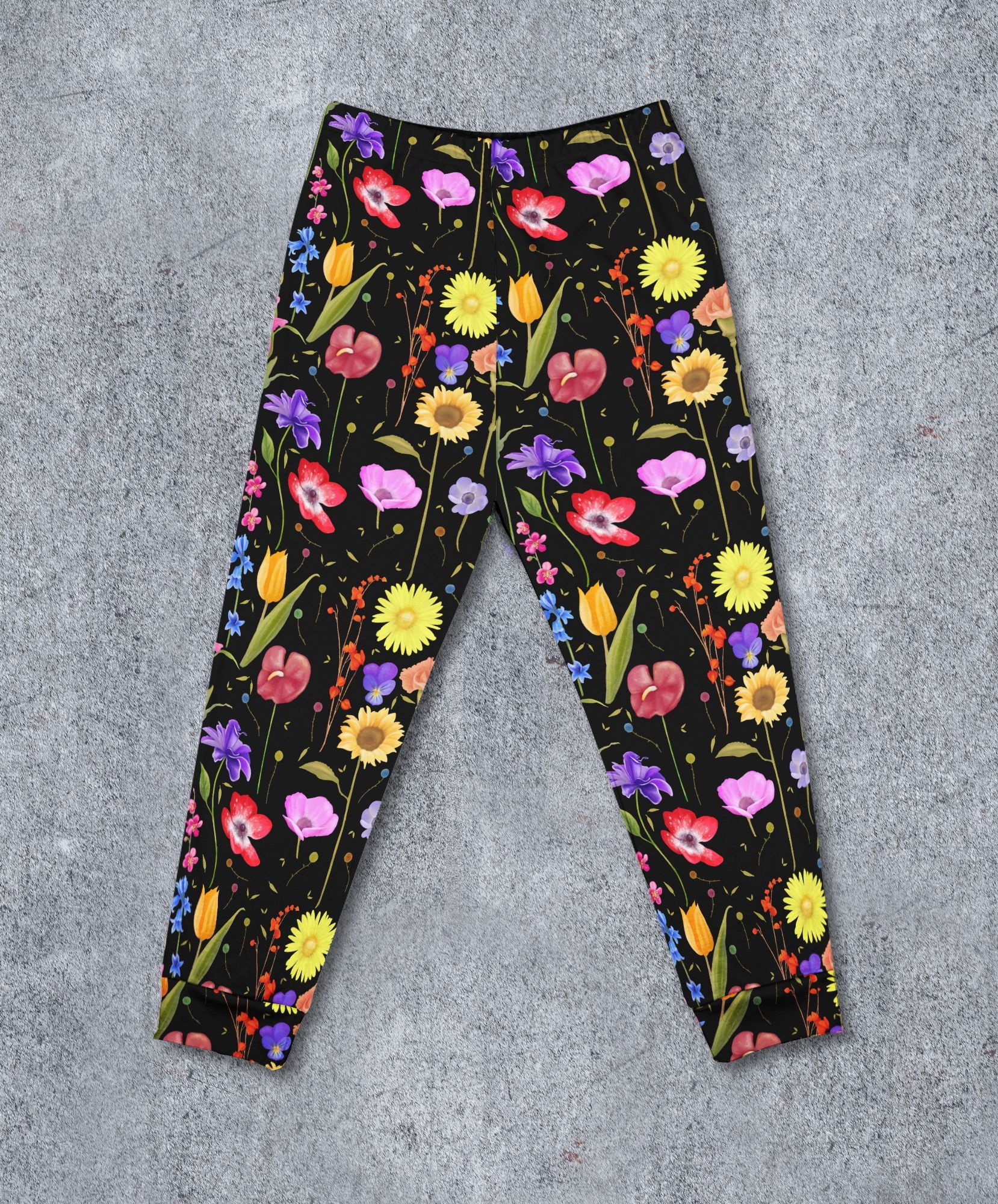 Happy Flowers Children's Cotton Jersey Leggings