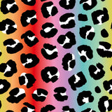 Rainbow Leopard Children's Cotton Jersey Leggings