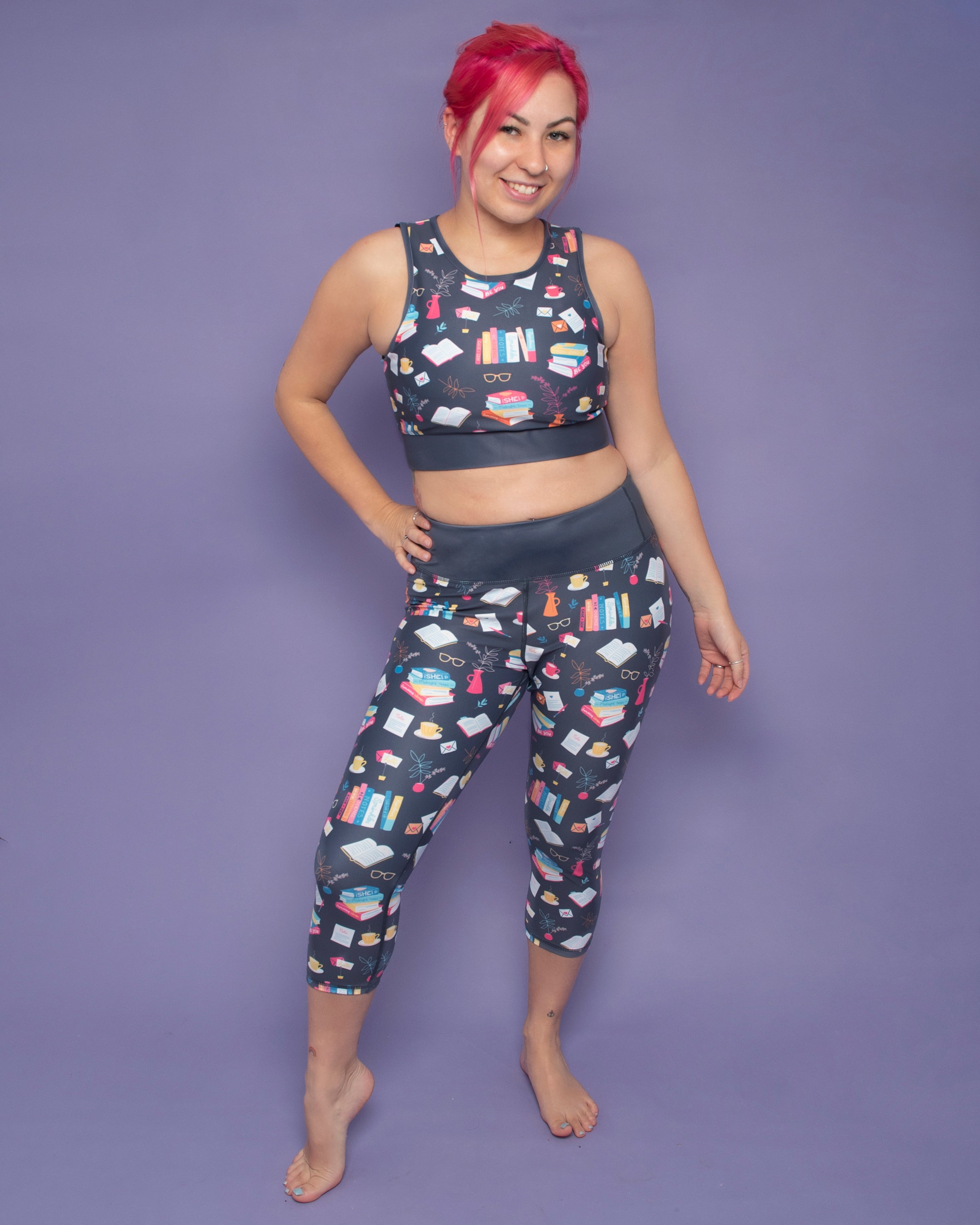 Love to Read Women's Activewear Leggings