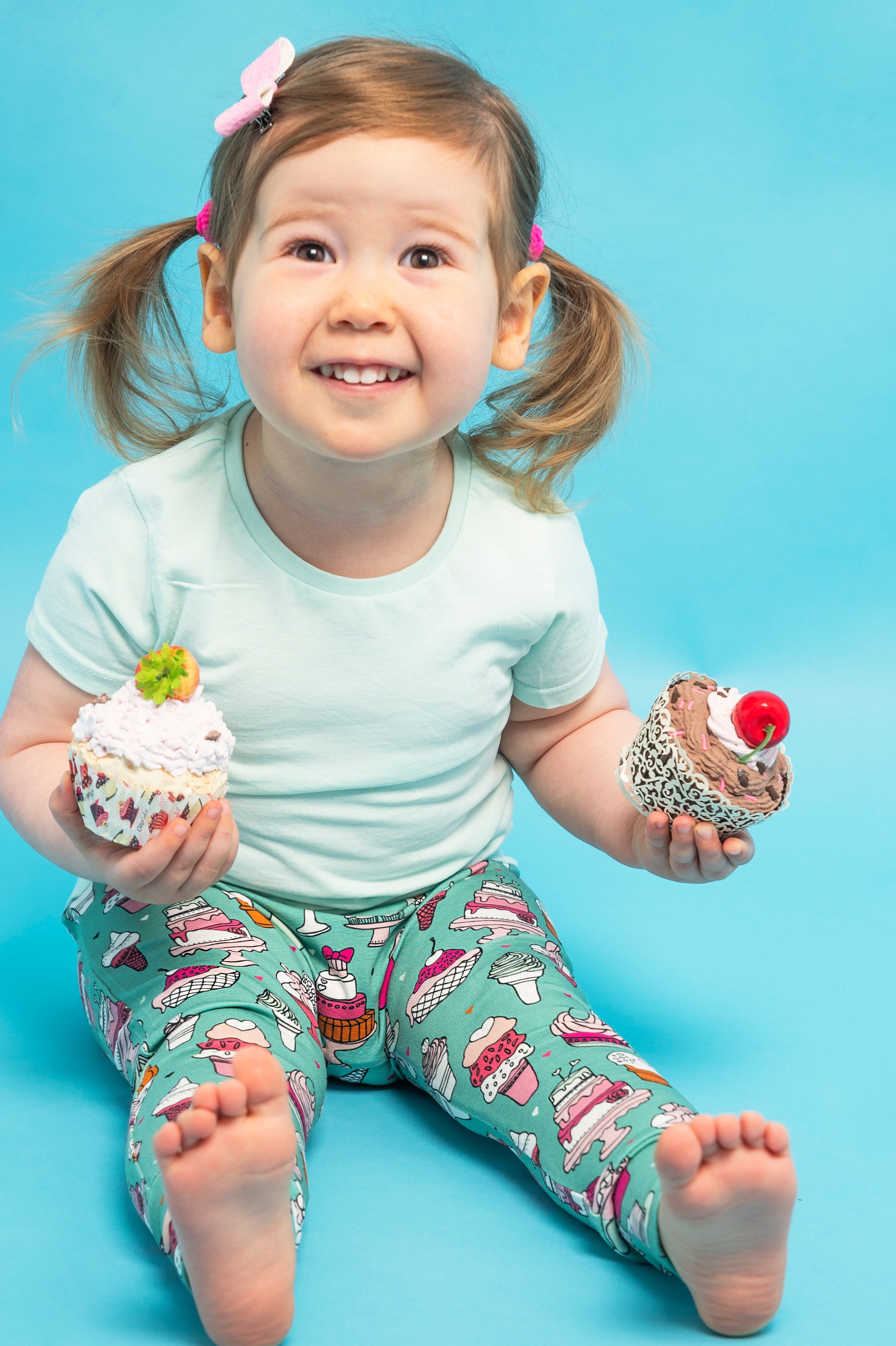 Cakes & Ice Cream Children's Cotton Jersey Leggings – Rainbows & Sprinkles