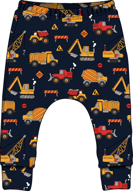 Construction Children's Cotton Jersey Leggings