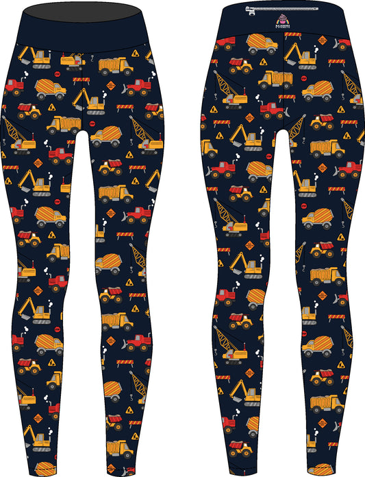 Construction Children’s Active Leggings