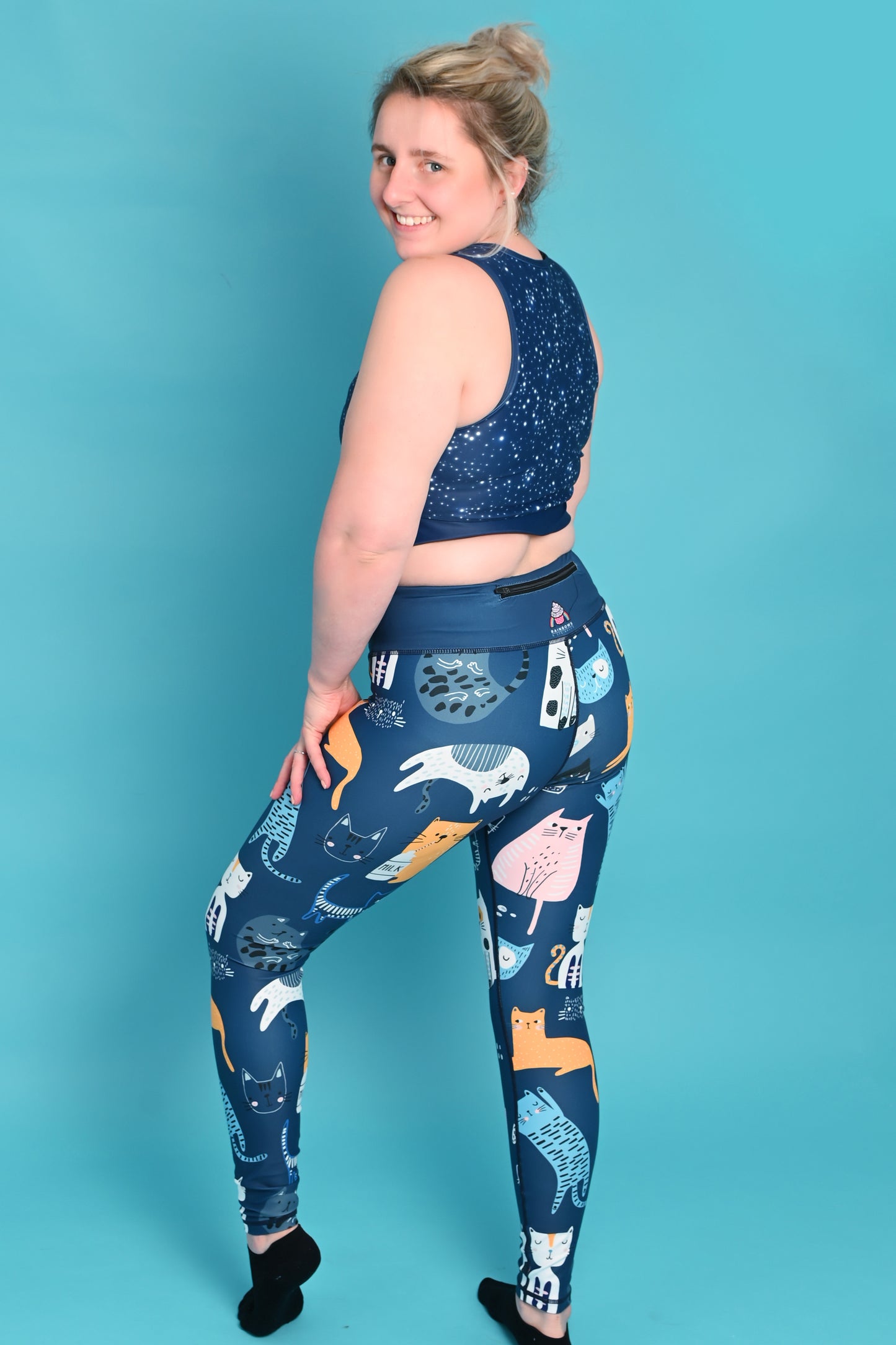 Cheeky Cats Women's Activewear Leggings – Rainbows Sprinkles