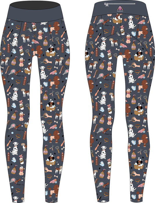 Dog Grooming Children’s Active Leggings