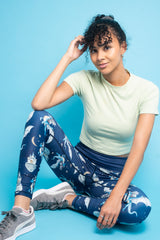 Last Chance - Dragon Women's Activewear Leggings - Size 4-6 Tall