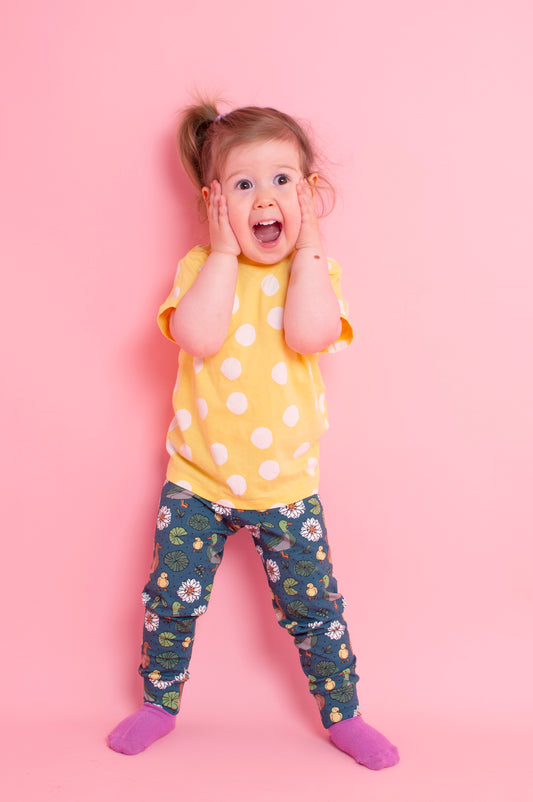 Ducks & Ducklings Children's Cotton Jersey Leggings