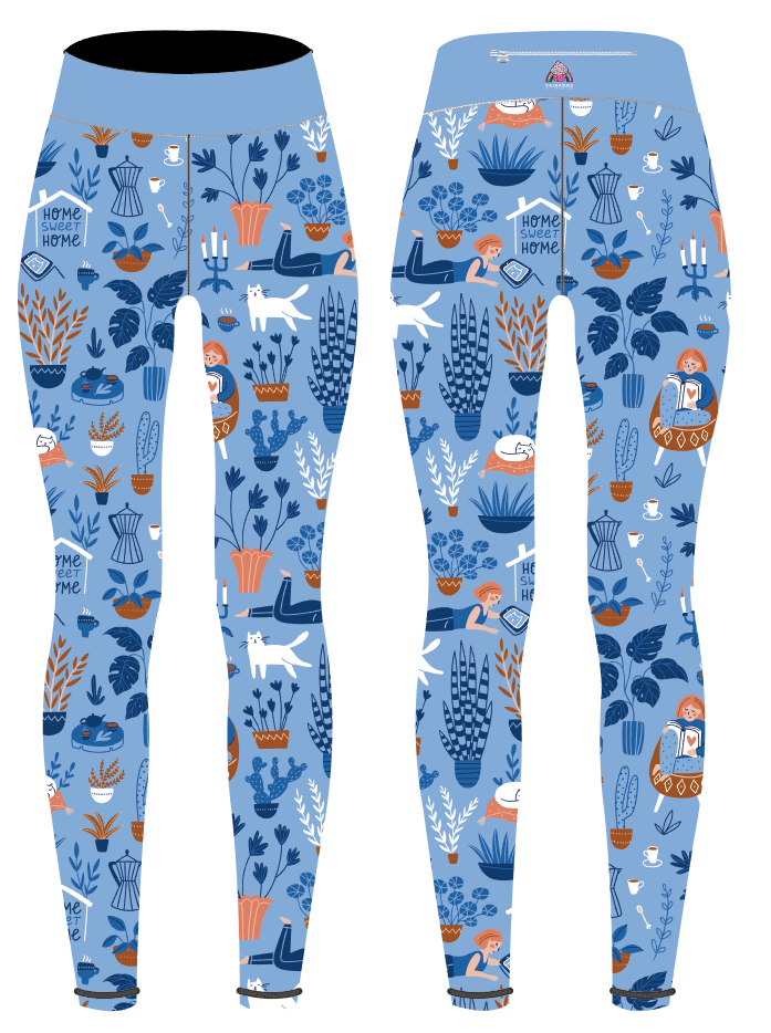 Home Sweet Home Women's Activewear Leggings