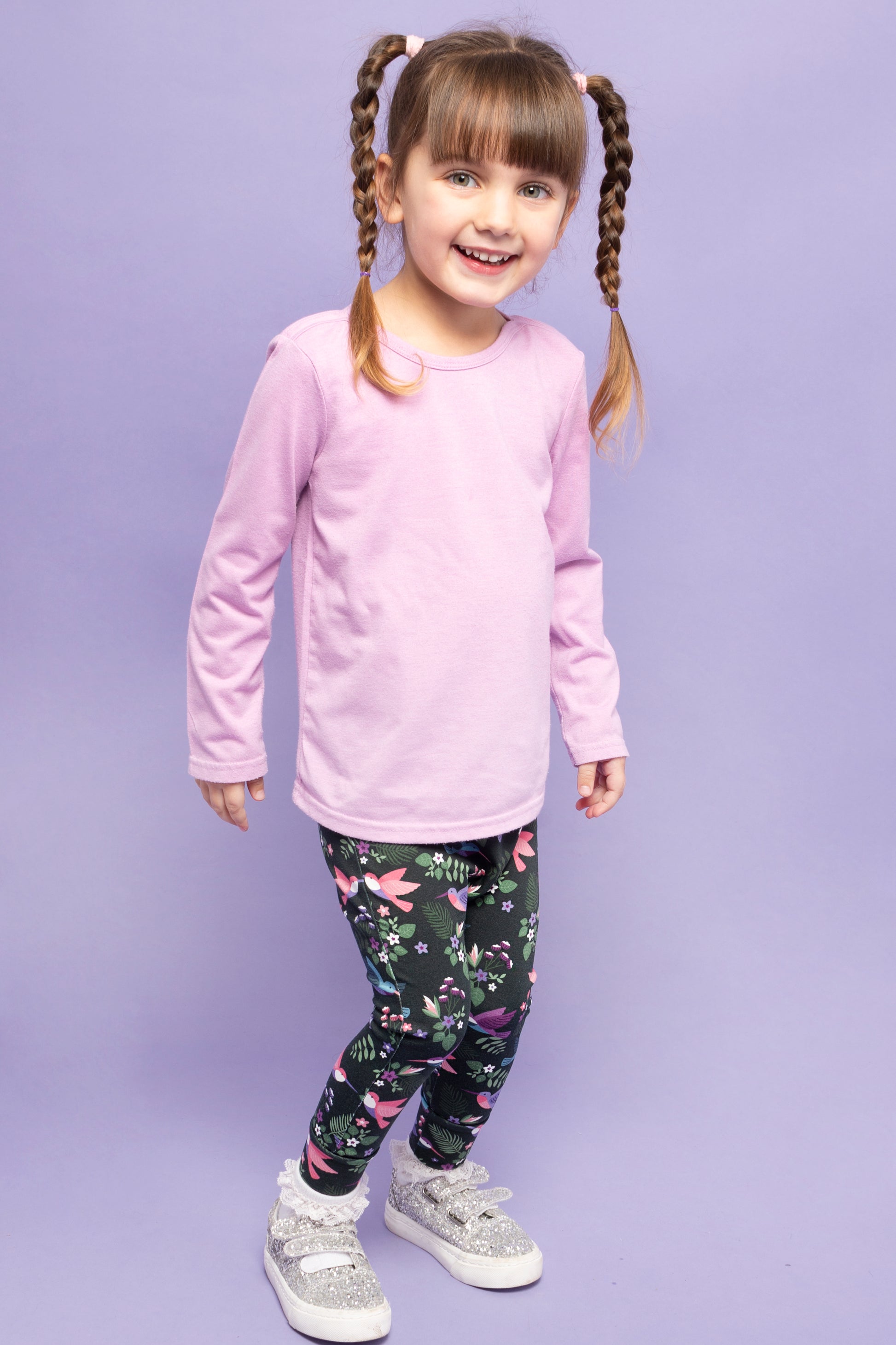 Hummingbird Children's Cotton Jersey Leggings – Rainbows & Sprinkles