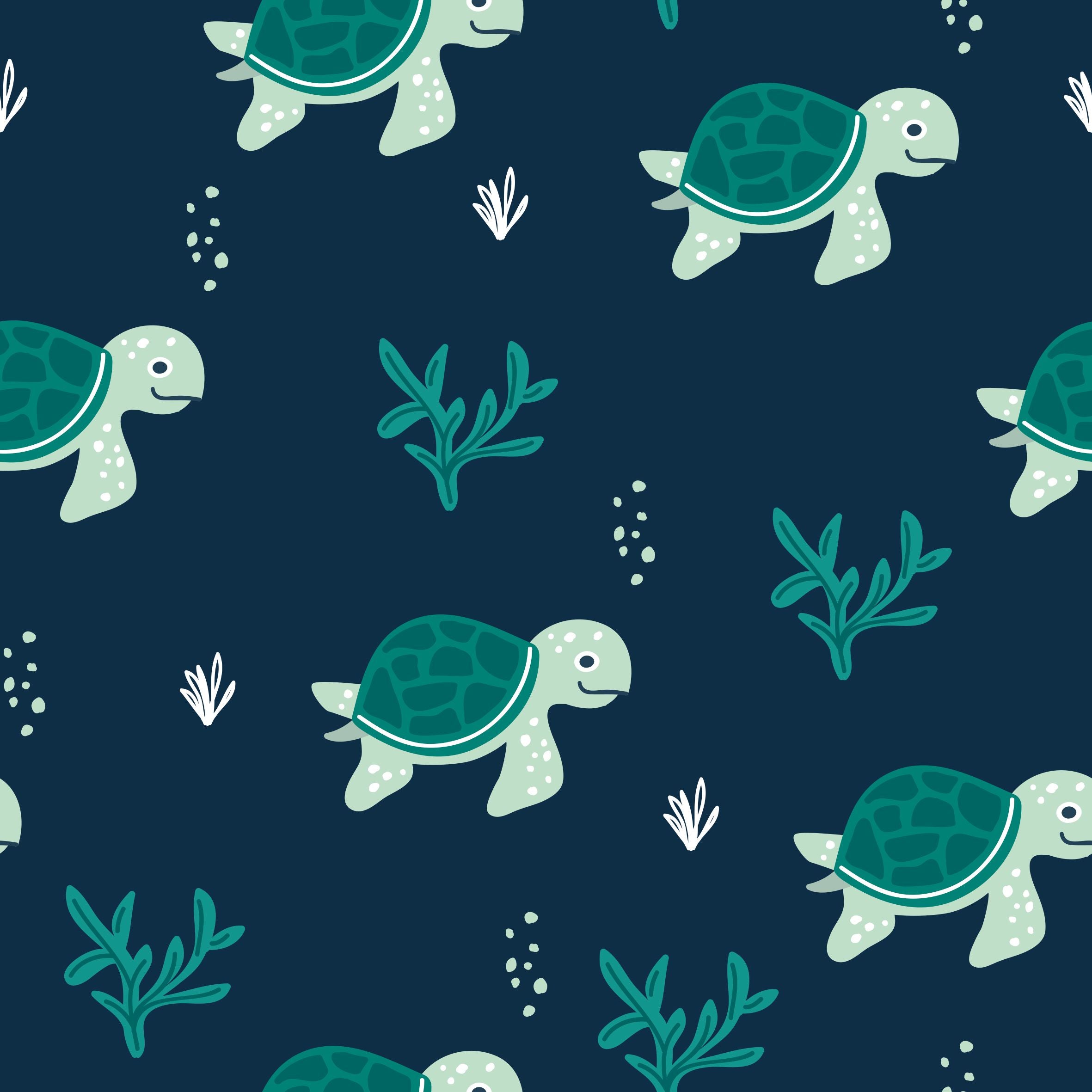 Turtles Children's Cotton Jersey Leggings