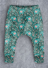 Floral Elephant Children's Cotton Jersey Leggings