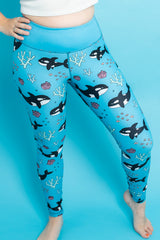 Orca/Killer Whale Women's Activewear Leggings