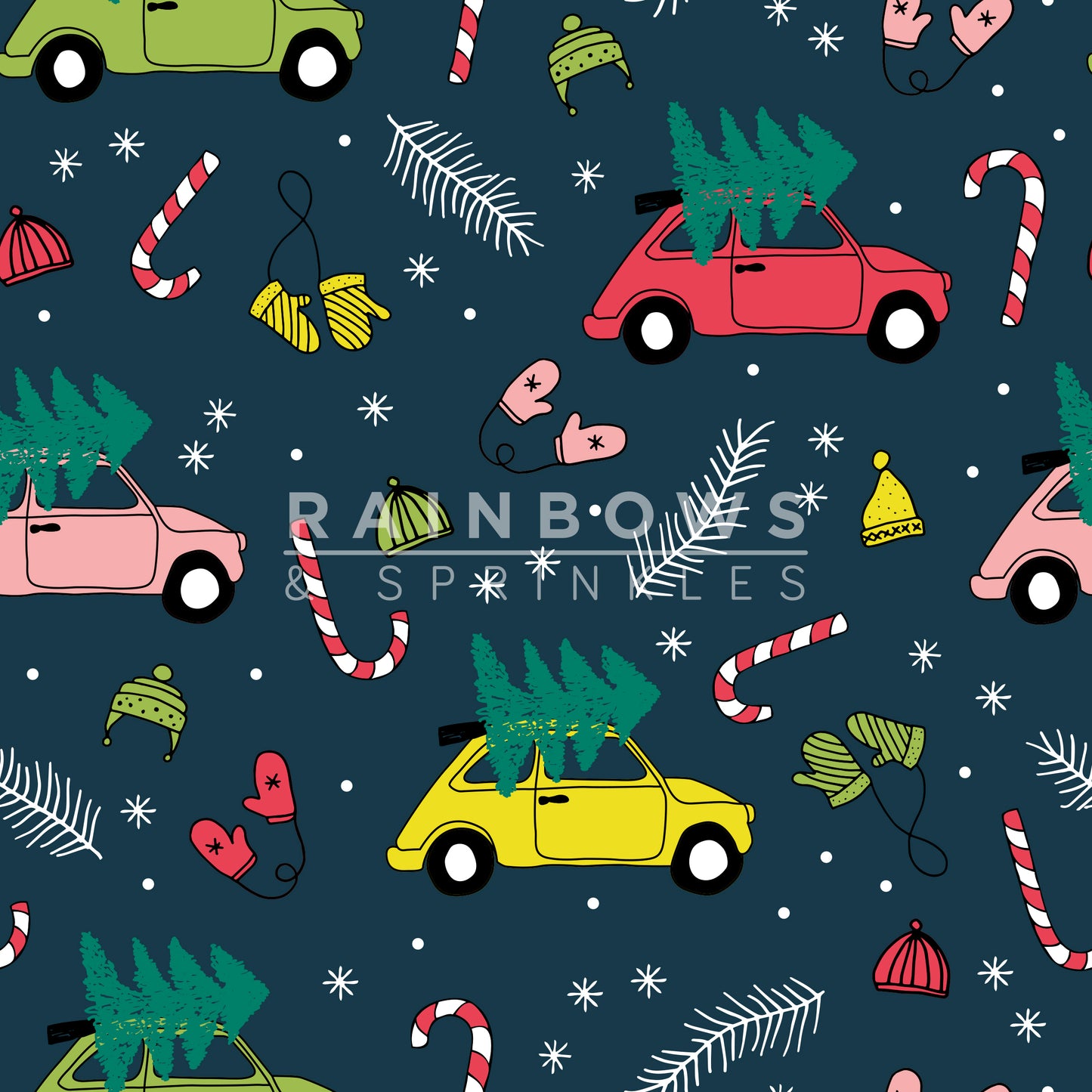 Driving Home for Christmas Children's Cotton Jersey Leggings