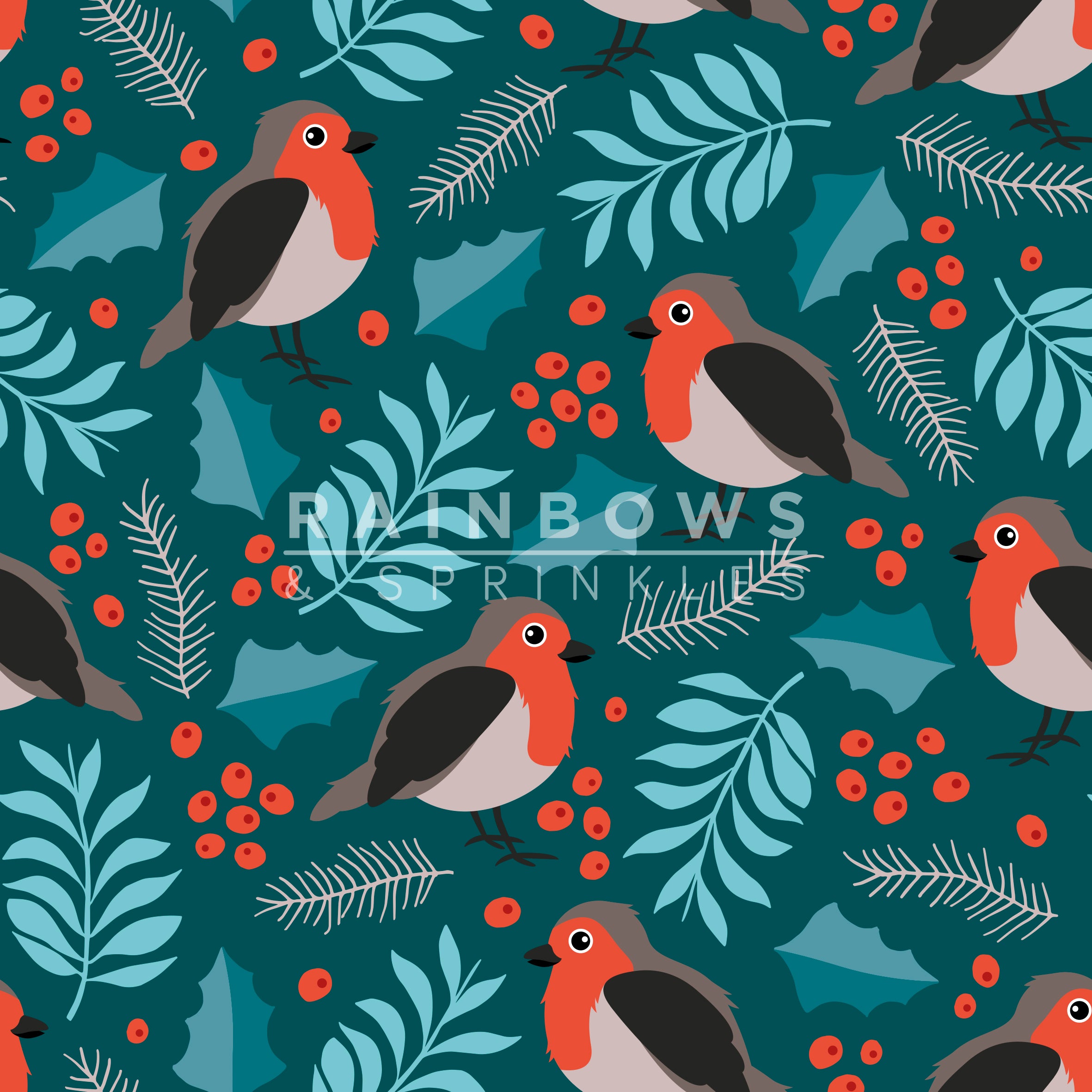 Christmas Robin Dungarees