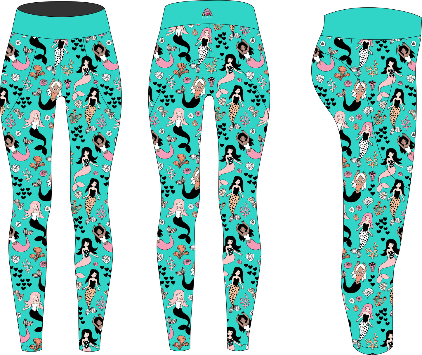 Mermaid Women's Activewear Leggings