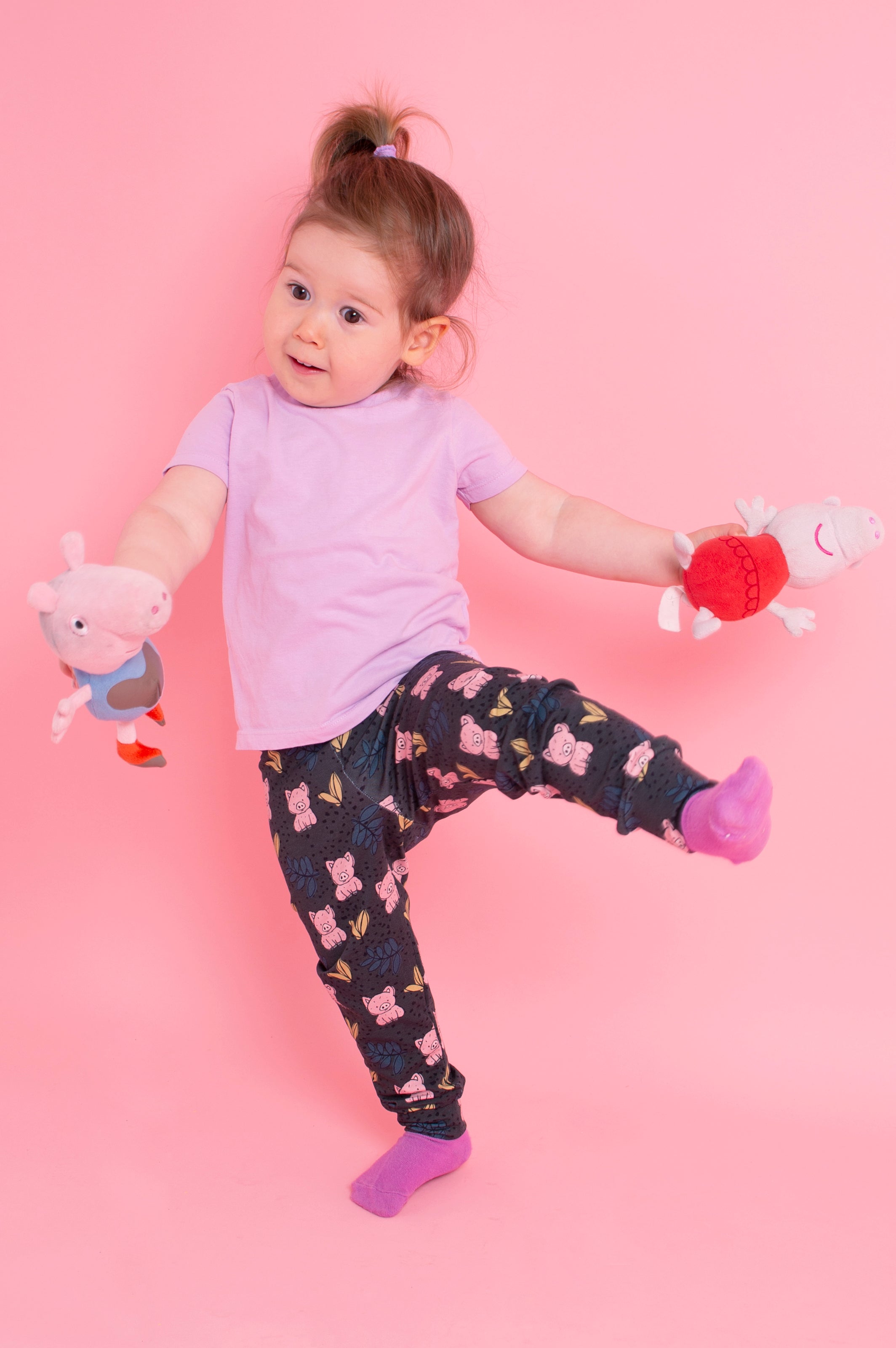 Pig Children's Cotton Jersey Leggings