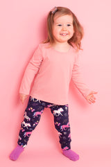 Horses Children's Cotton Jersey Leggings