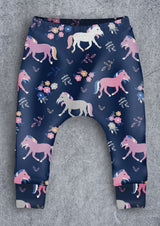 Horses Children's Cotton Jersey Leggings
