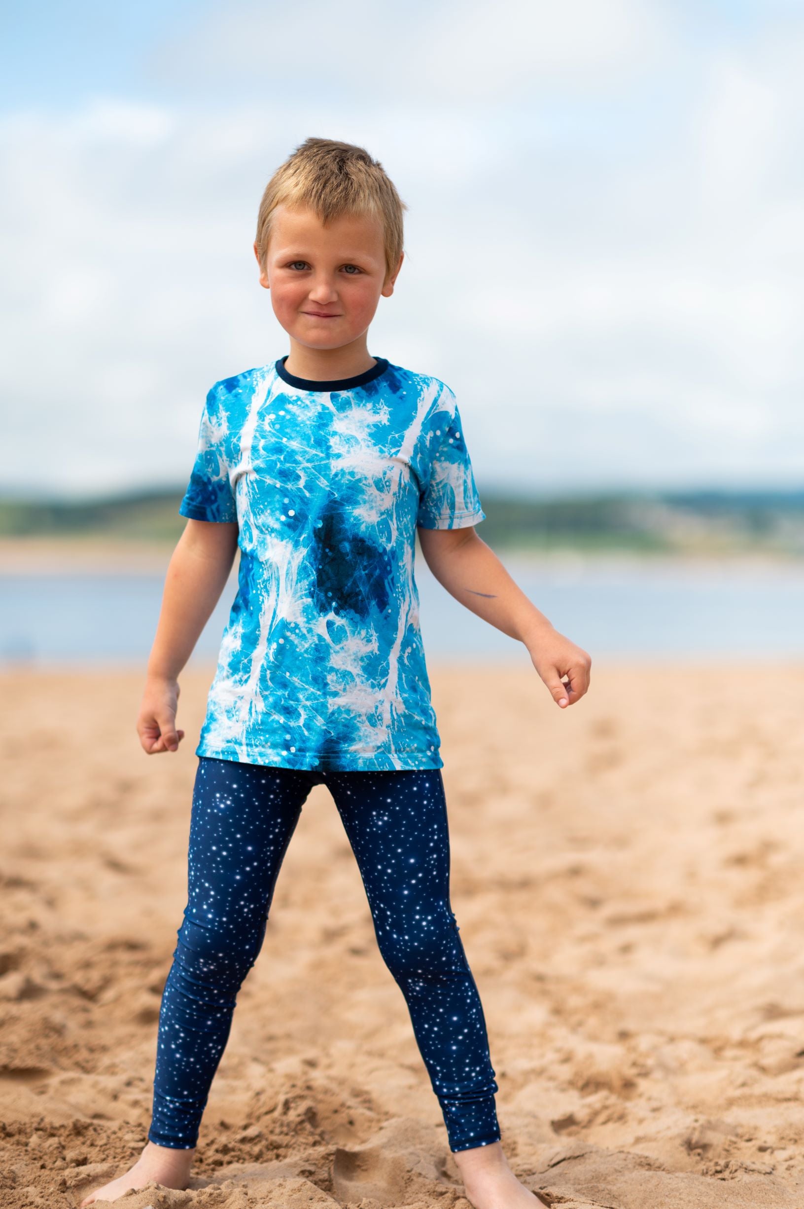 Night Sky Children's Active Leggings