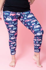 Pink Car Women's Activewear Leggings