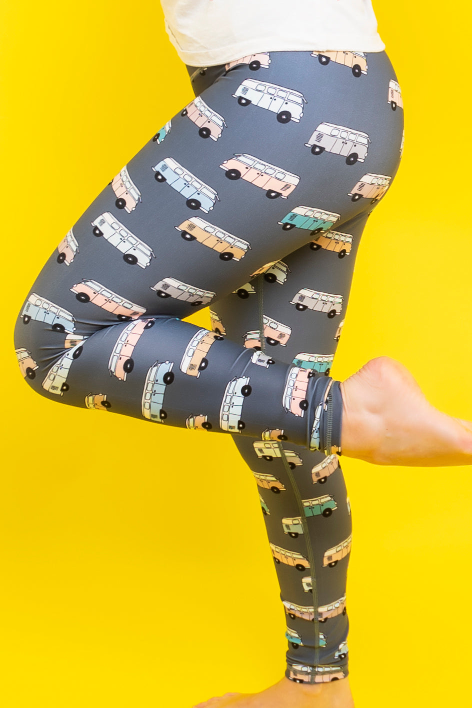 Navy Campervan Women’s Activewear Leggings