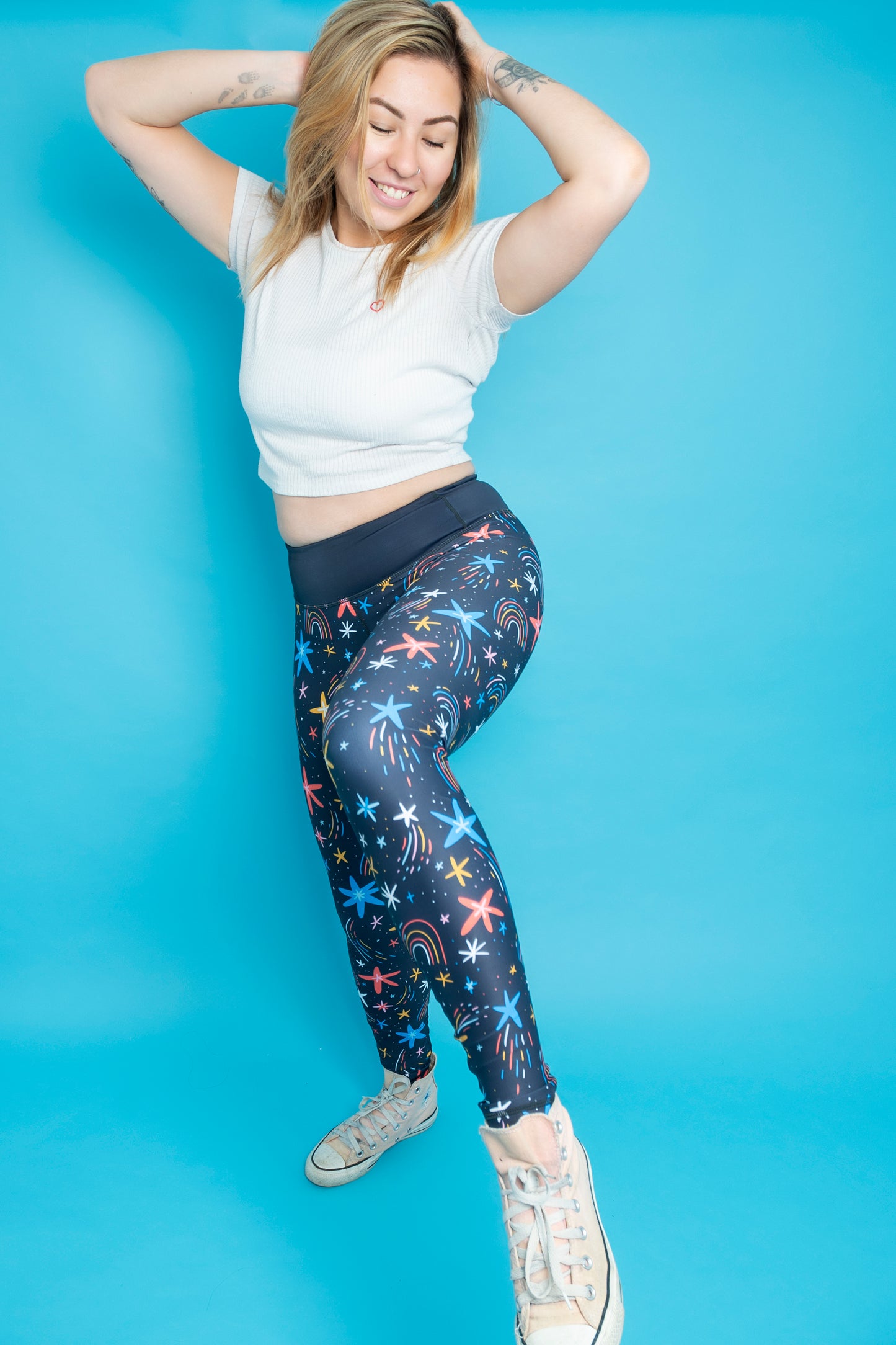 Shooting Stars Women's Activewear Leggings