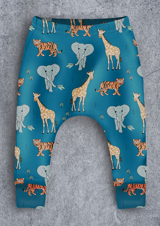 Wild Animals Children's Cotton Jersey Leggings