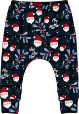 Santa Hat & Mistletoe Children's Cotton Jersey Leggings