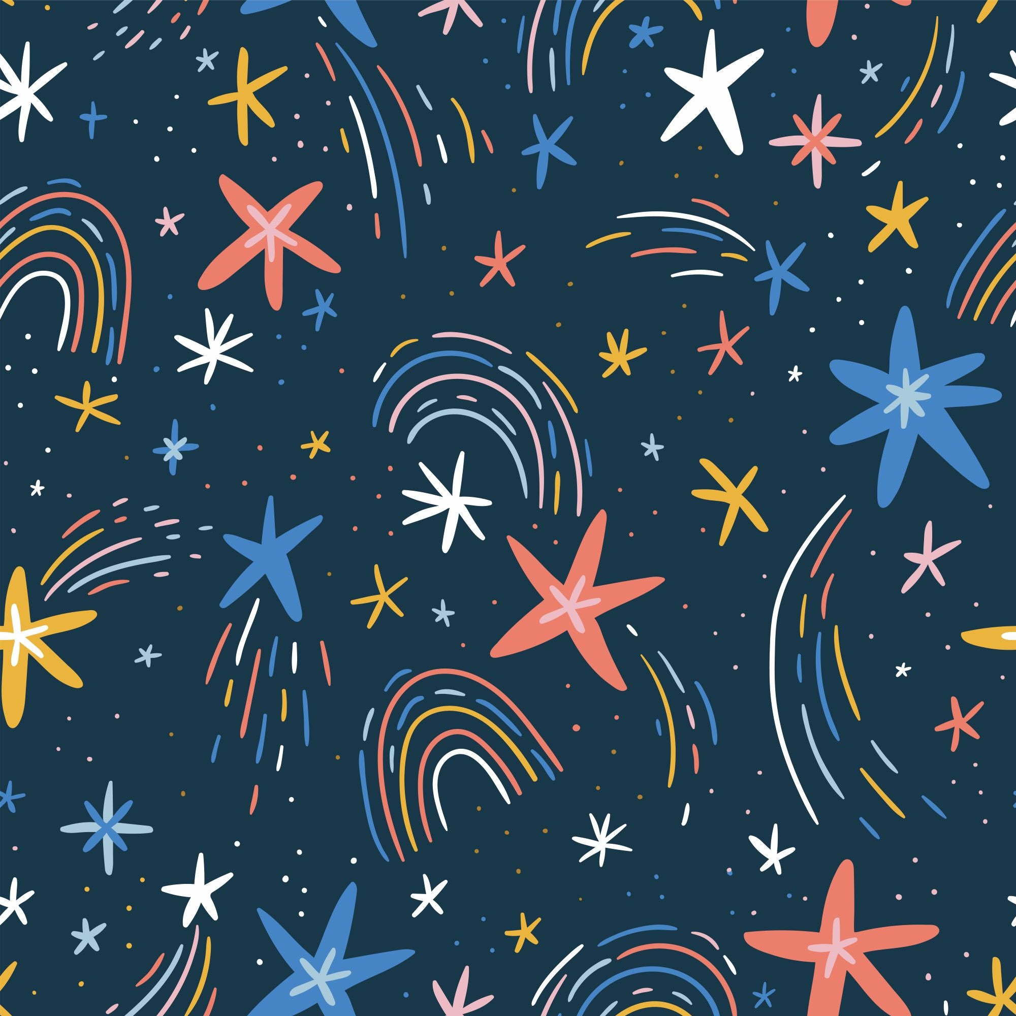 Shooting Stars Children's Cotton Jersey Leggings