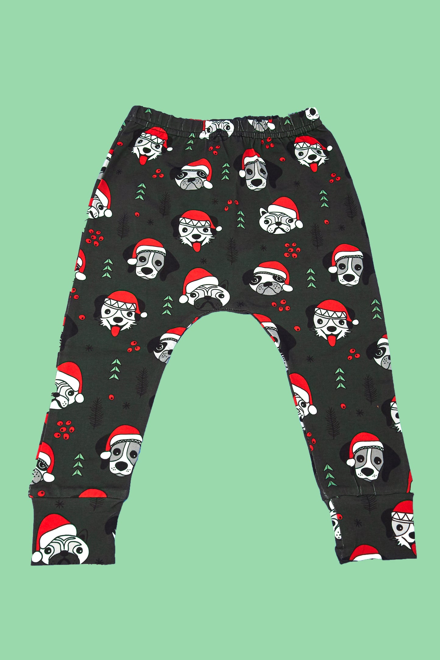 Xmas Dogs Children's Cotton Jersey Leggings
