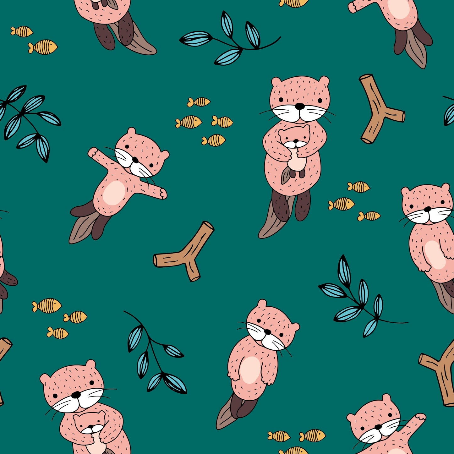 Otter Children's Cotton Jersey Leggings