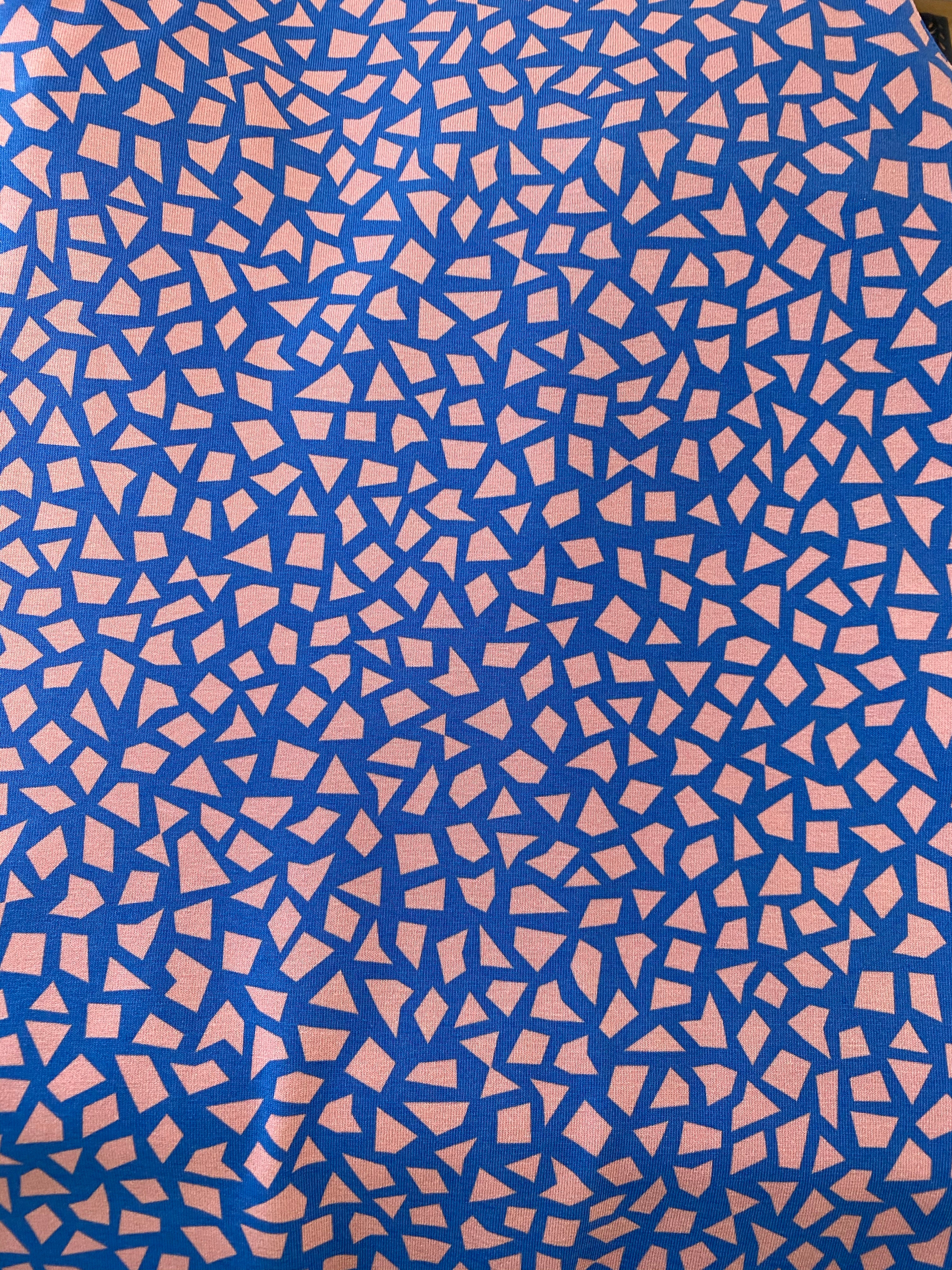 Pink/Blue Terrazzo Dungarees