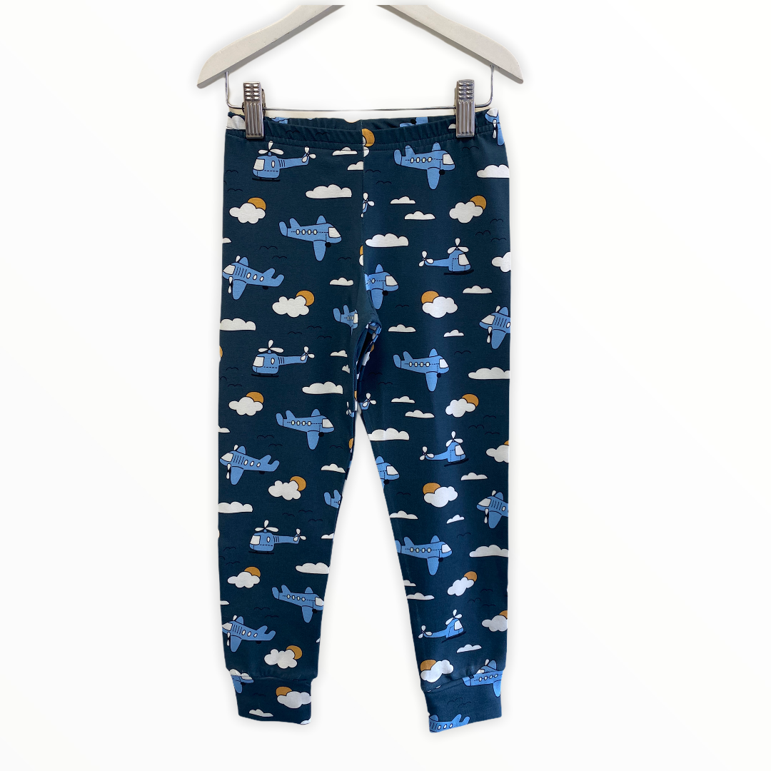 Planes Children's Cotton Jersey Leggings