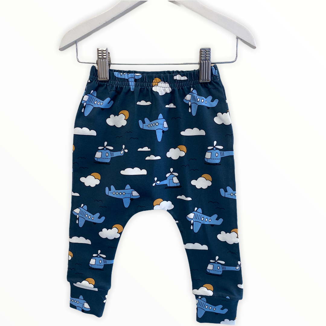 Planes Children's Cotton Jersey Leggings