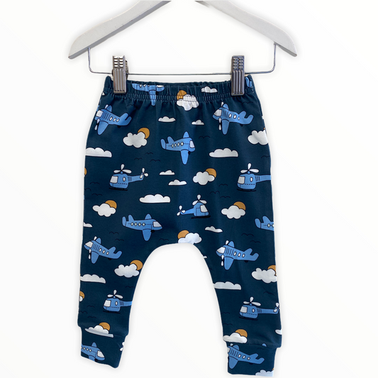 Planes Children's Cotton Jersey Leggings
