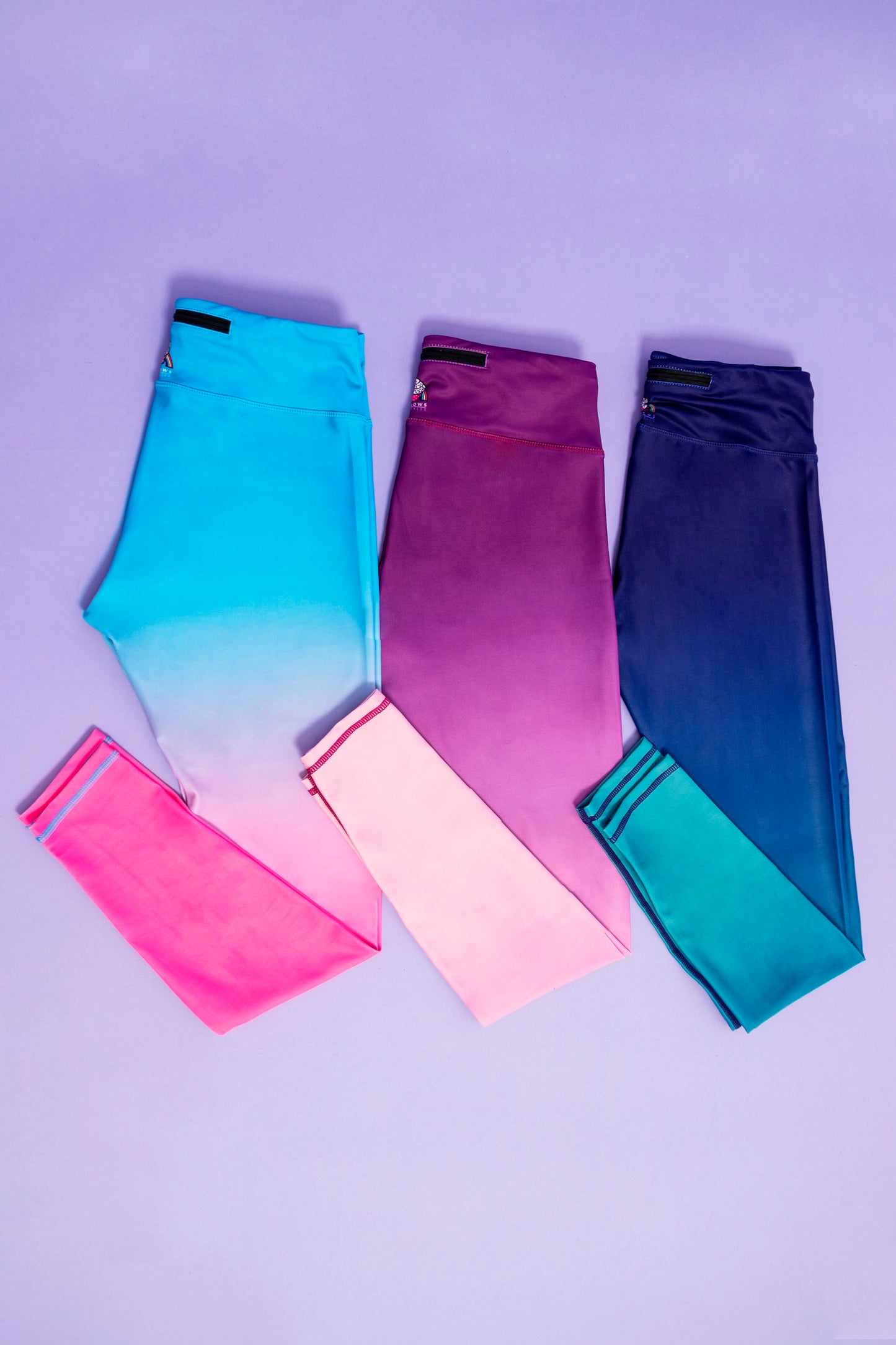 Purple/Pink Ombre Women’s Activewear Leggings