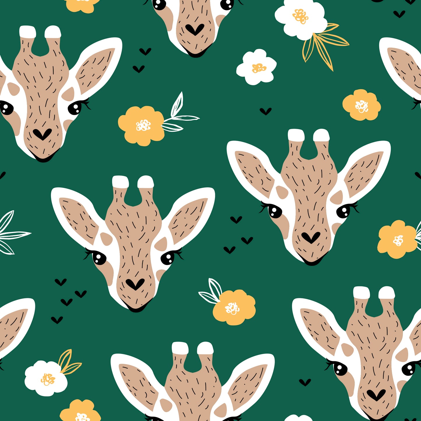 Giraffe Children's Cotton Jersey Leggings