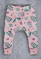Pink Bug Life Children's Cotton Jersey Leggings