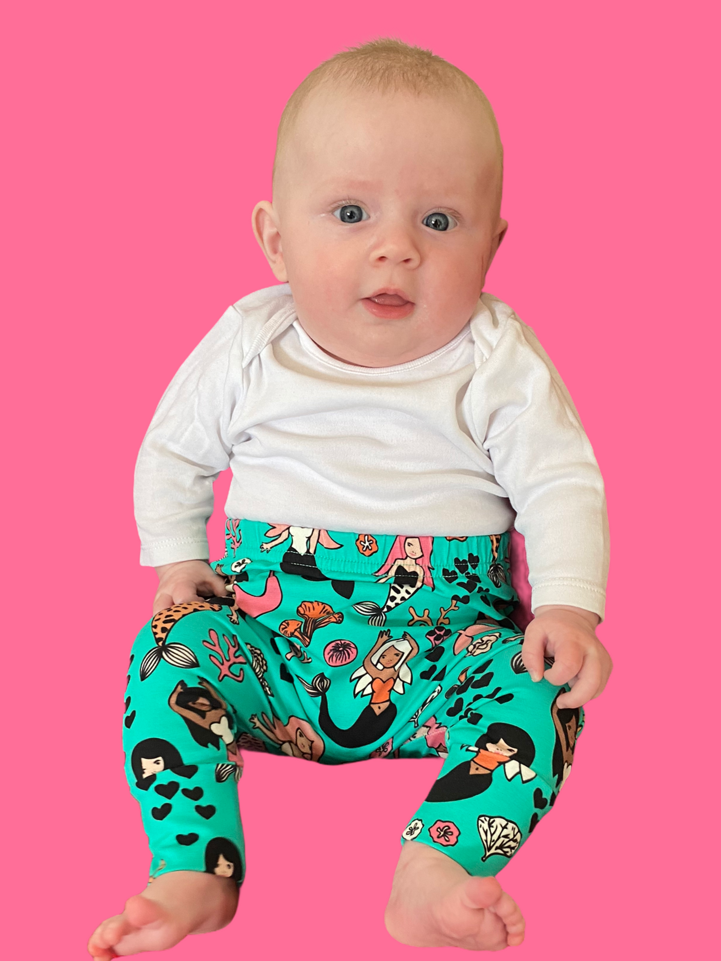 Mermaid Children's Cotton Jersey Leggings