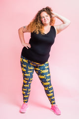 Last Chance - Submarine Women’s Activewear Leggings - Size 6-8 Tall