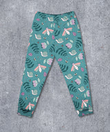 Teal Bug Life Children's Cotton Jersey Leggings
