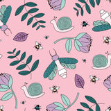 Pink Bug Life Children's Cotton Jersey Leggings