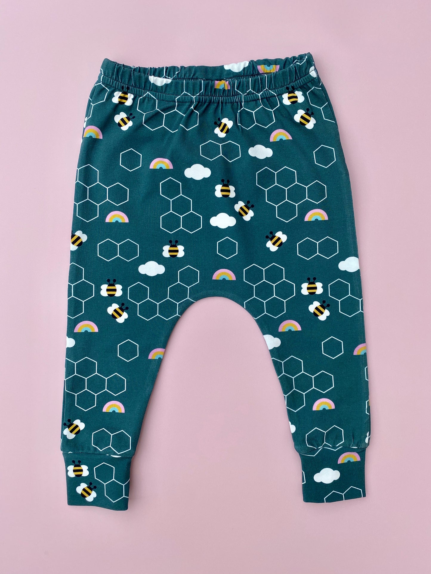 Bees & Rainbows Children's Cotton Jersey Leggings